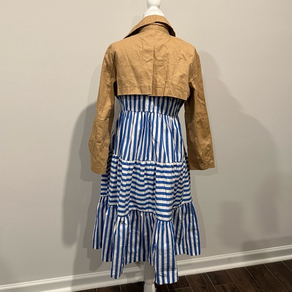 Striped trench coat - Picture 4 of 5